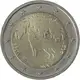 Estonia 2 Euro Coin - Estonian National Animal - Canis Lupus - The Wolf 2021 - Coincard - © European Central Bank