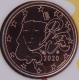 France 1 Cent Coin 2020 - © eurocollection.co.uk