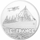 France 10 Euro Silver Coin - Great French Ships - Ile de France 2016 - © NumisCorner.com