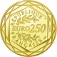 France 250 Euro Gold Coin - Values ​​of the Republic - Peace 2013 - © NumisCorner.com