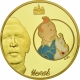 France 50 Euro gold coin 100. birthday of Hergé - Tintin 2007 - © NumisCorner.com