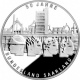 Germany 10 Euro silver coin 50 years State of Saarland 2007 - Brilliant Uncirculated - © Zafira