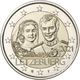 Luxembourg 2 Euro Coin - 40th Wedding Anniversary of Grand Duchess Maria Teresa With Grand Duke Henry 2021 - © European Central Bank