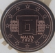 Malta 1 Cent Coin 2023 - © eurocollection.co.uk