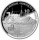 Malta 10 Euro Silver Coin - Operation Pedestal - The Santa Marija Convoy and the George Cross Award 2017 - © Central Bank of Malta