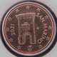 San Marino 2 Cent Coin 2021 - © eurocollection.co.uk