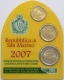San Marino Euro Coinset Mini Coinset 2007 - © Sonder-KMS