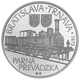 Slovakia 10 Euro Silver Coin - 150th Anniversary of the Opening of the Steam Railway Between Bratislava and Trnava 2023 - © National Bank of Slovakia