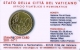 Vatican Euro Coins Stamp+Coincard Pontificate of Benedikt XVI. - No. 1 - 2011 - © Zafira