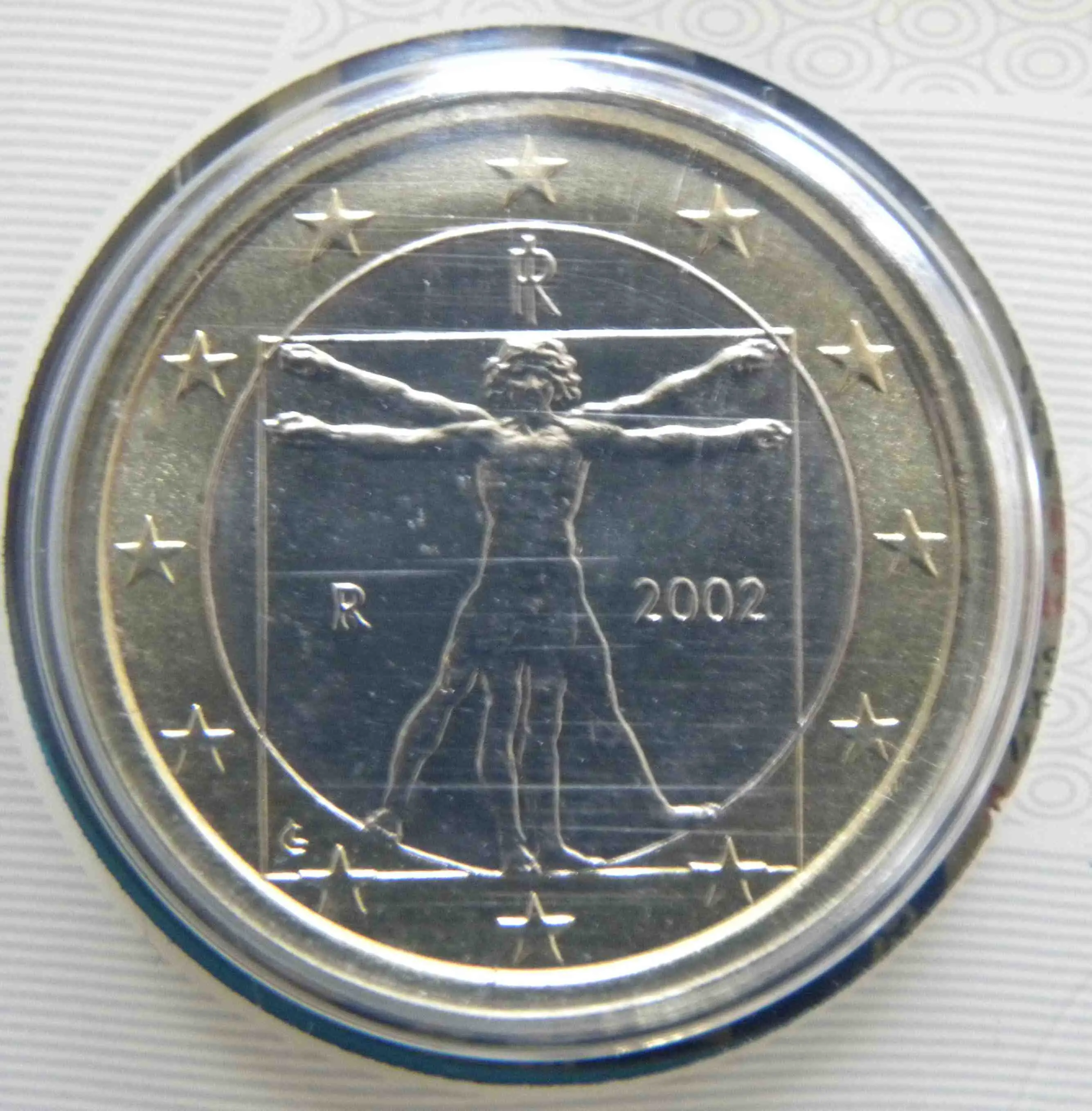 Italy 1 Euro Coin 2002  eurocoins.tv  The Online Eurocoins Catalogue