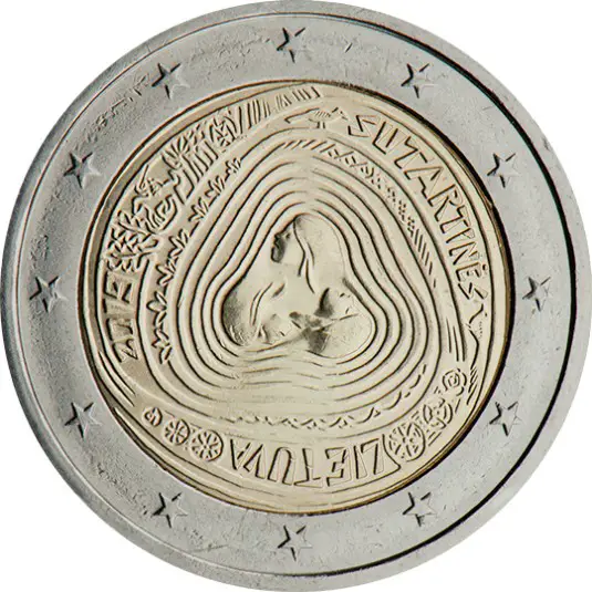 booklet Details about   Lithuania 2019 2 euro Lithuanian Folk Songs Sutartines in coincard 