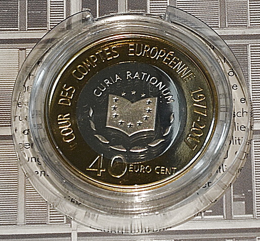 Luxembourg 40 Cent Bimetal Silver Nordic Gold Coin 40