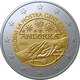 Andorra 2 Euro Coin - COVID-19 Pandemic - We Take Care Of Our Seniors 2021 - © Michail