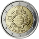 Belgium 2 Euro Coin - 10 Years of Euro Cash 2012 - © European Central Bank