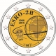 Belgium 2 Euro Coin - 50 Years Since the Launch of European Satellite ESRO 2B - IRIS 2018 - © European Union 1998–2024