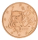 France 5 Cent Coin 2001 - © Michail