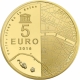 France 5 Euro Gold Coin - UNESCO World Heritage - Banks of the Seine - Orsay - Petit Palais 2016 - © NumisCorner.com