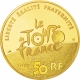France 50 Euro gold coin 100 years Tour de France - racing cyclist 2003 - © NumisCorner.com