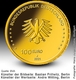 Germany 100 Euro Gold Coin - Pillars of Democracy - Justice - F (Stuttgart) 2021
