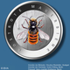 Germany 5 Euro Commemorative Coin - The Wonderful World of Insects - Red Mason Bee - Osmia Bicornis 2023 - Brilliant Uncirculated - BU