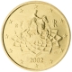 Italy 50 Cent Coin 2002 - © European Central Bank