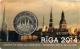 Latvia 2 Euro Coin - Riga - European Capital of Culture 2014 Coincard - © Zafira