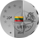 Lithuania 20 Euro Silver Coin - Lithuania's Membership in NATO and the EU 2024 - © Bank of Lithuania