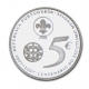 Portugal 5 Euro silver coin 100 years boy scouts 2007 - © bund-spezial