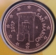 San Marino 2 Cent Coin 2017 - © eurocollection.co.uk