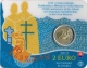 Slovakia 2 Euro Coin - 1150th Anniversary of the Advent of St. Cyrillus and Methodius in Great Moravia 2013 - Coincard - © Zafira