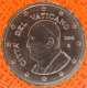 Vatican 5 Cent Coin 2016 - © eurocollection.co.uk