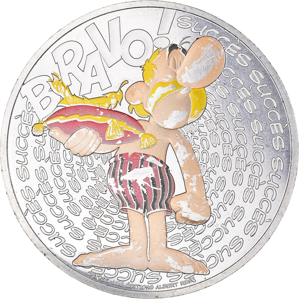 SERPENTARD Slytherin Harry Potter Silver Coin 10€ Euro France 2022