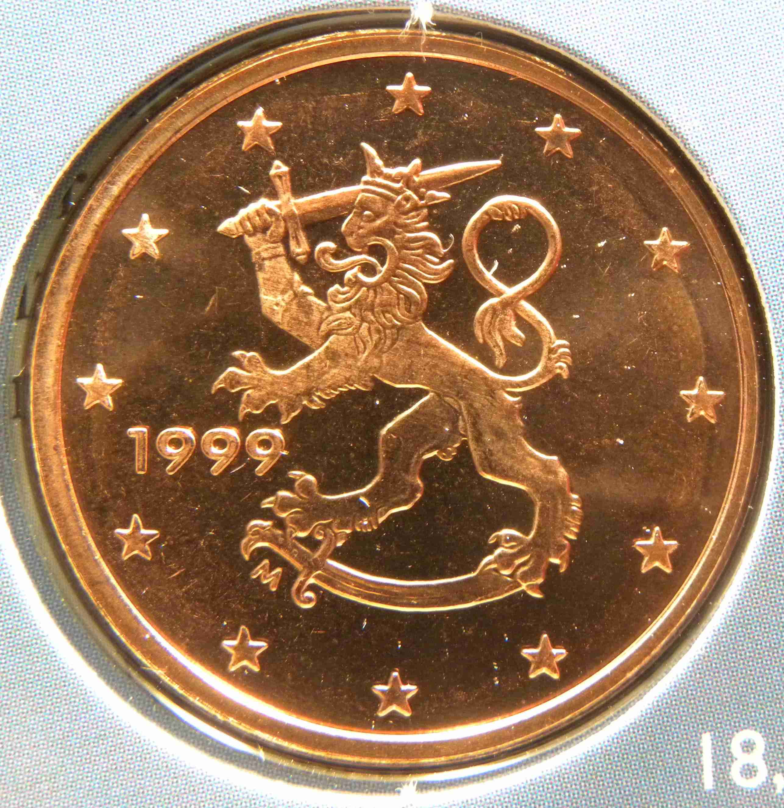 FINLAND    5 Cents   1999   UNC  ` 