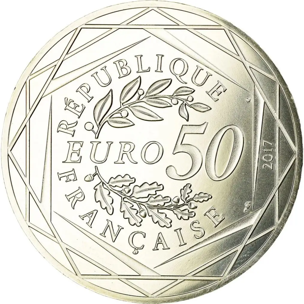 France MS 2017 Jean Paul Gaultier #685674 Gadoury 50 Euro Silver 65-70 
