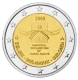 Belgium 2 Euro Coin - 60th Anniversary of the Promulgation of Human Rights in 2008 - © Michail