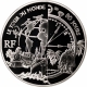France 1 1/2 (1,50) Euro silver coin 100. anniversary of the death of Jules Verne - In 80 days around the world 2005 - © NumisCorner.com