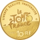 France 10 Euro gold coin 100 years Tour de France - racing cyclist 2003 - © NumisCorner.com