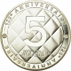 France 5 Euro silver coin 125. birthday of Coco Chanel 2008 - © NumisCorner.com