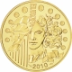 France 50 Euro Gold Coin - Europa Series - 1100th Anniversary of the Abbey of Cluny 2010 - © NumisCorner.com