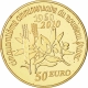 France 50 Euro Gold Coin - The Sower - 50 Years of the New Franc 2010 - © NumisCorner.com