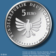 Germany 5 Euro Commemorative Coin - The Wonderful World of Insects - Red Mason Bee - Osmia Bicornis 2023 - Proof
