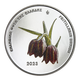 Greece 5 Euro Silver Coin - Environment - Endemic Flora of Greece - Fritillaria Davisii 2023 - © Bank of Greece