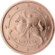 Lithuania 1 Cent Coin 2015 - © European Central Bank