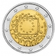 Lithuania 2 Euro Coin - 30 Years of the EU Flag 2015 - © Zafira