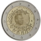 Luxembourg 2 Euro Coin - 30th Anniversary of the EU Flag 2015 - © European Central Bank