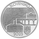 Slovakia 10 Euro Silver Coin - 150th Anniversary of the Opening of the Steam Railway Between Bratislava and Trnava 2023 - © National Bank of Slovakia