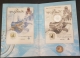 Spain 2 Euro Coin - Antoni Gaudi - Park Güell 2014 - in a folder with stamps - © MDS-Logistik