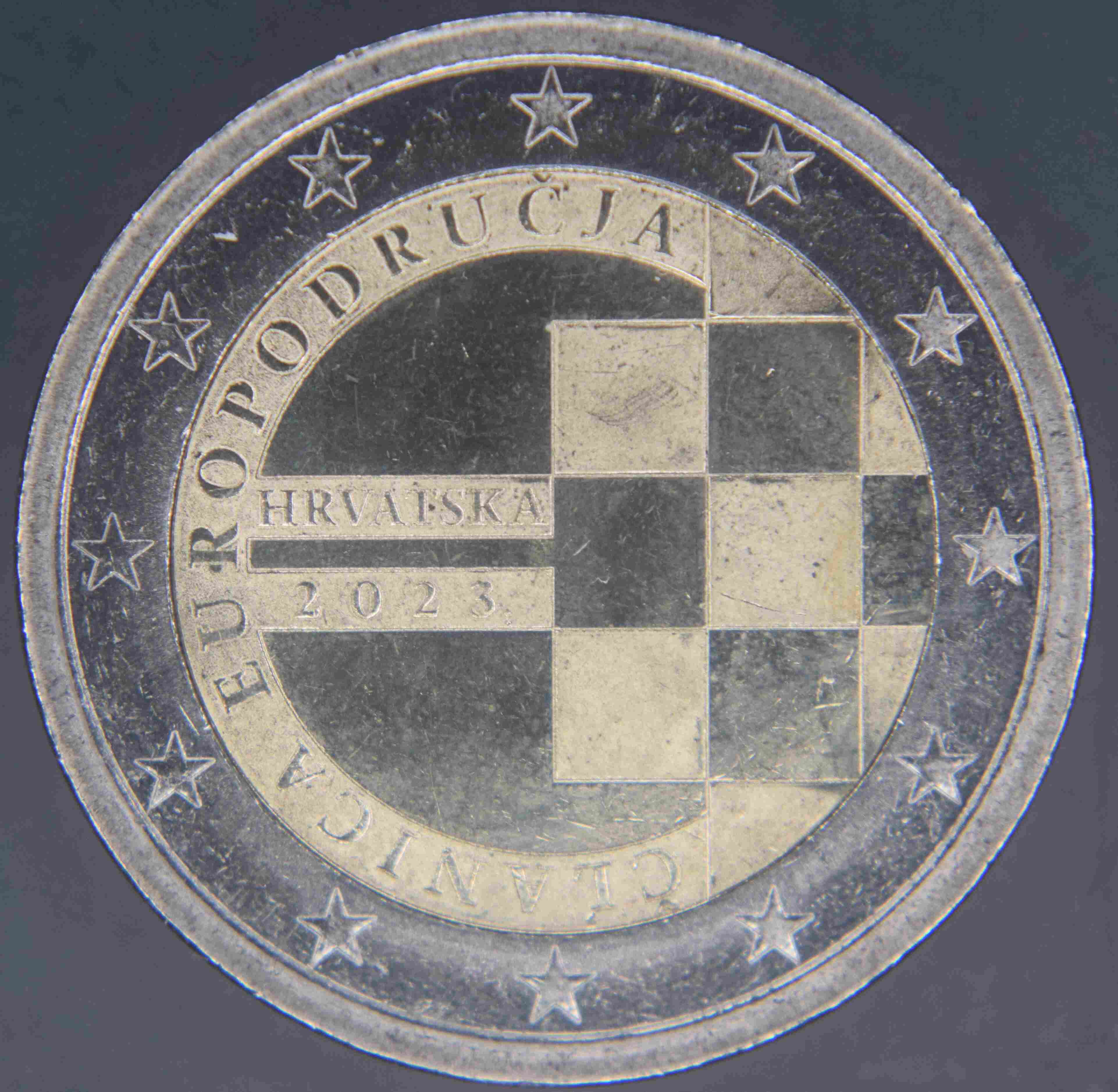 2 Euro - 1 Cent KMS Kroatien 2023 Kursmünzensatz 8 Euro Münzen UNC