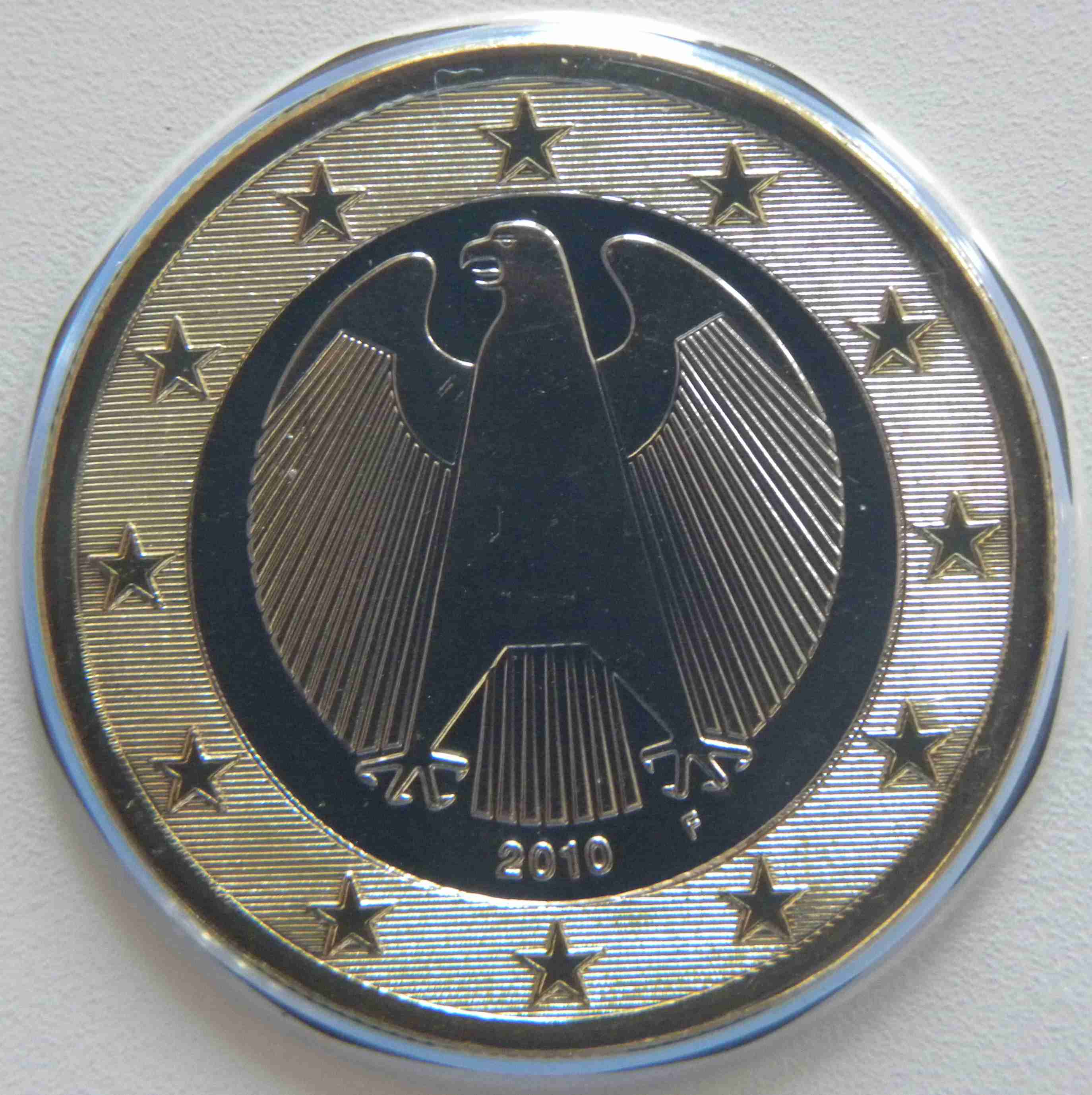 Germany 1 Euro Coin 2010 F - euro-coins.tv - The Online ...