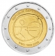 Austria 2 Euro Coin - 10 Years Euro - WWU 2009 - © Michail